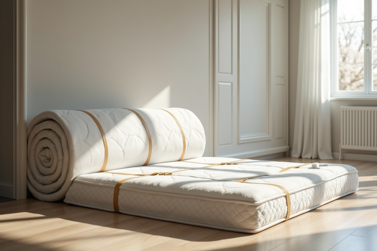 matelas enroulement