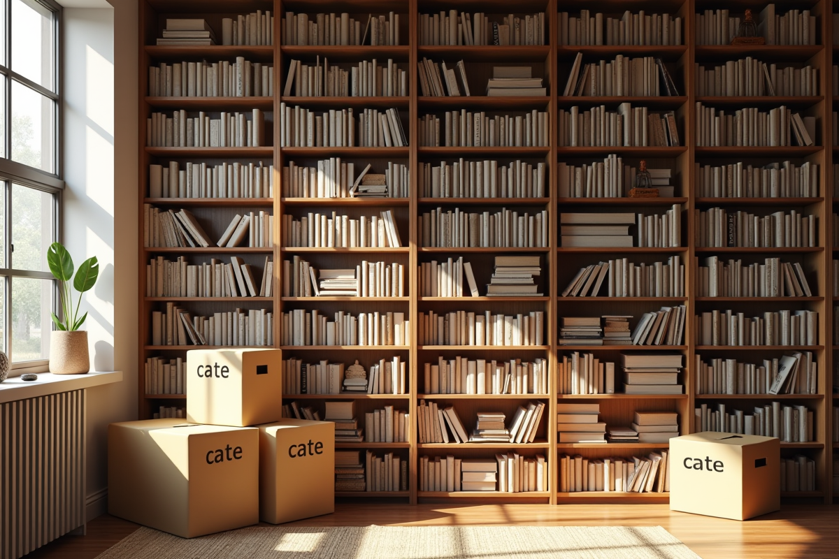 livres rangement